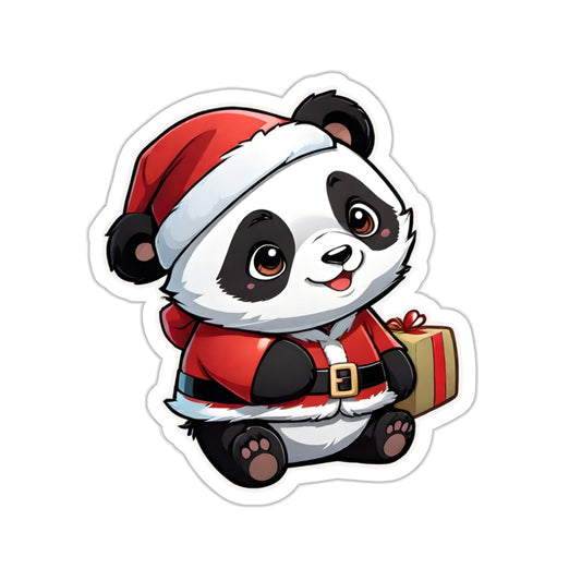 Panda Paws Noel Sticker | Cute Panda Sticker for phone cases, notebooks, water bottles, scrapbooks