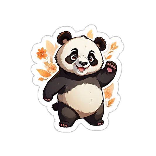 Bear Hug Harmony Sticker | Bear Panda Sticker for phone cases, notebooks, water bottles, scrapbooks