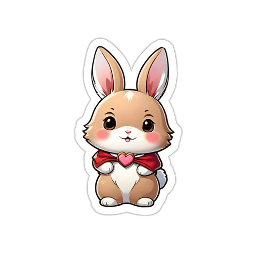 Bunny Elegance Sticker | Cute Kawaii Bunny Stickers for phone cases, notebooks, water bottles, scrapbooks