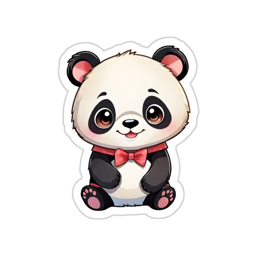 Panda Perfection Portrait Sticker | Sticker Panda for phone cases, notebooks, water bottles, scrapbooks