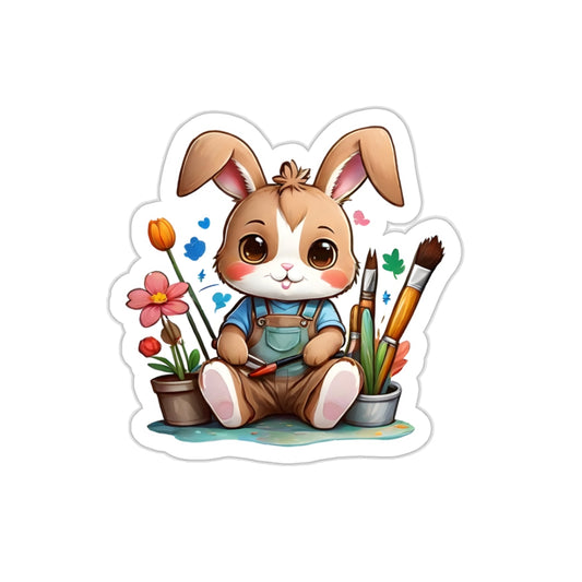 Bunny Bliss Sticker | Cute Rabbit Sticker  for phone cases, notebooks, water bottles