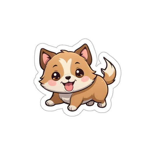 Dashing Doggo Delight Sticker | Puppy Stickers for phone cases, notebooks, water bottles, scrapbooks