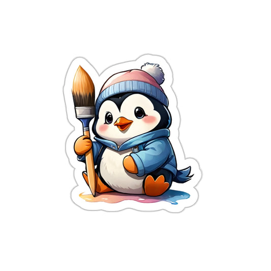 Penguin Paradise Sticker | Penguin Sticker for phone cases, notebooks, water bottles, scrapbooks