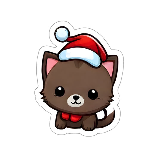 Merry Meow Moments Sticker | Meow Stickers for phone cases, notebooks, water bottles, scrapbooks