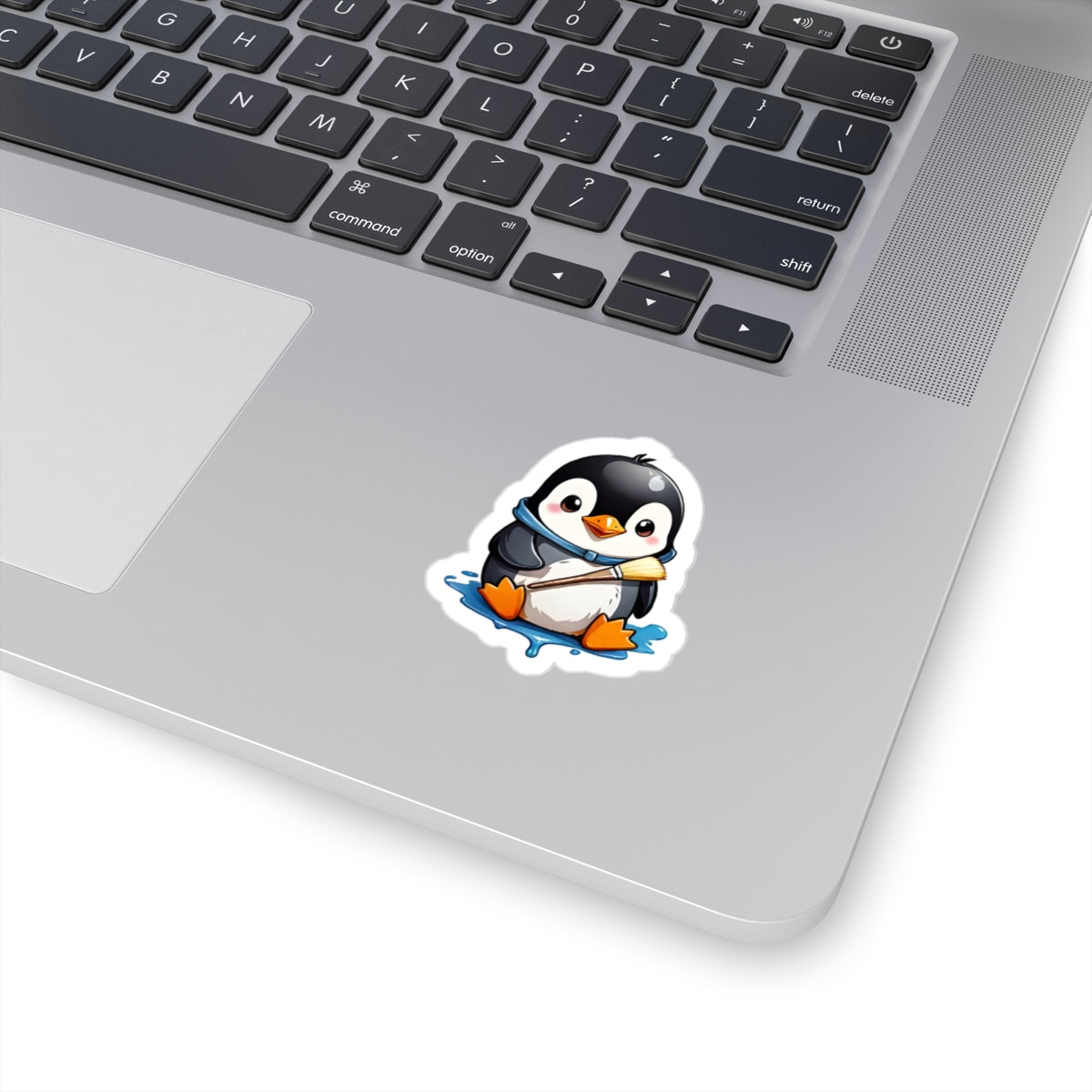 Arctic Penguin Elegance Sticker | Penguin Sticker for laptop