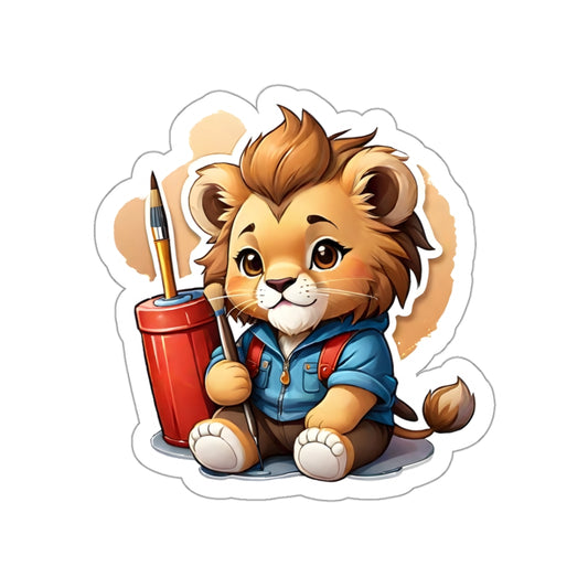Cub Creation Sticker | Sticker Lion for phone cases, notebooks, water bottles, scrapbooks
